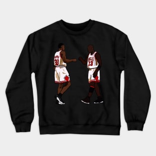 Michael Jordan And Scottie Pippen Throwback Chicago Bulls NBA Crewneck Sweatshirt